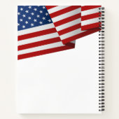 Amerikaanse vlag | Insignia | Pop Art Notitieboek (Achterkant)