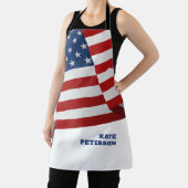 Amerikaanse vlag | Insignia | Pop Art Schort (Insitu)