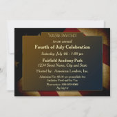 AMERIKAANSE VLAG - INVITATIE KAART (Achterkant)