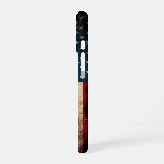 Amerikaanse vlag iPhone 16 hoesje (Linkerkant)