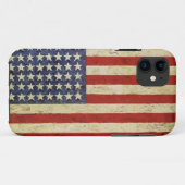Amerikaanse vlag iPhone 5 Hoesje (Achterkant (horizontaal))