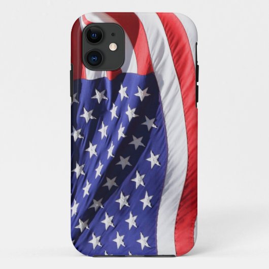 Amerikaanse vlag iPhone 5 Hoesje (Achterkant)