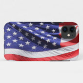 Amerikaanse vlag iPhone 5 Hoesje (Achterkant (horizontaal))