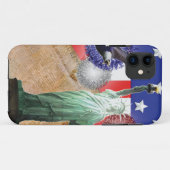 Amerikaanse vlag iPhone 5 hoesjes (Achterkant (horizontaal))