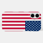 Amerikaanse vlag iPhone Case (Achterkant (horizontaal))