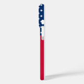 Amerikaanse vlag iPhone Case (Achterkant / Links)