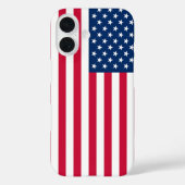 Amerikaanse vlag iPhone Case (Achterkant)