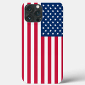 Amerikaanse vlag iPhone Case (Achterkant)