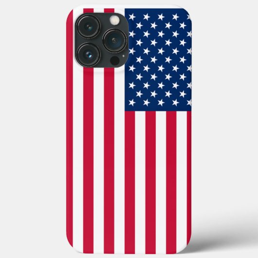 Amerikaanse vlag iPhone Case (Achterkant)