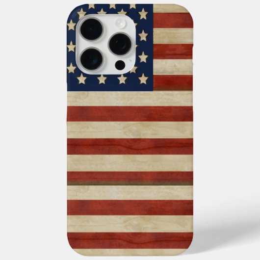 Amerikaanse vlag iPhone Case-Mate iPhone Case (Achterkant)