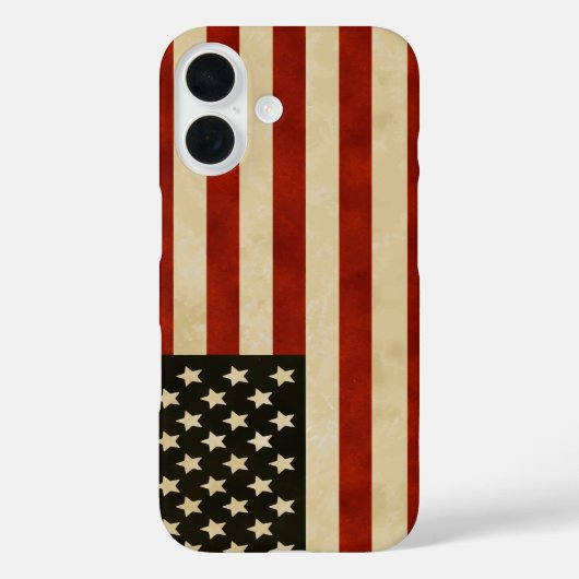  Amerikaanse vlag iPhone Case-Mate iPhone Case (Achterkant)