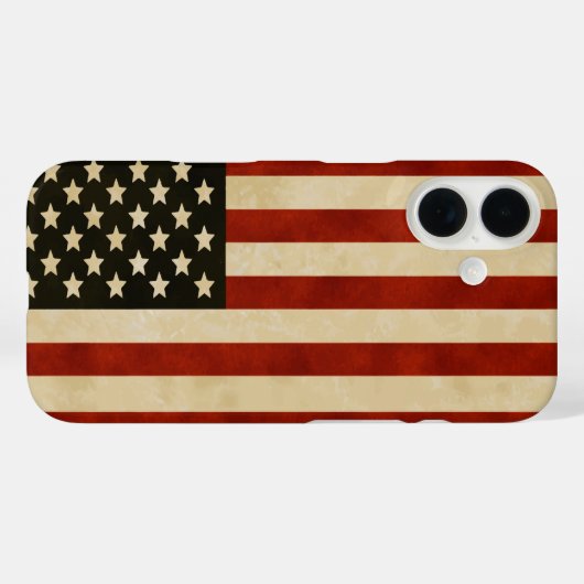  Amerikaanse vlag iPhone Case-Mate iPhone Case (Achterkant (horizontaal))