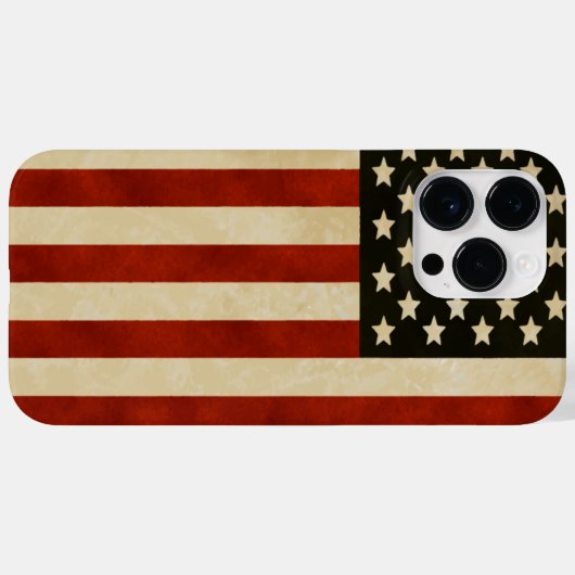  Amerikaanse vlag iPhone Case-Mate iPhone Case (Achterkant (horizontaal))