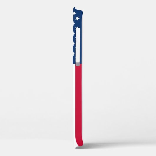 Amerikaanse vlag iPhone Case - Patriottisch (Achterkant / Links)