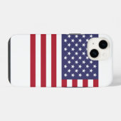 Amerikaanse vlag iPhone hoesje (Achterkant horizontaal)