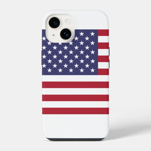 Amerikaanse vlag iPhone hoesje (Achterkant)