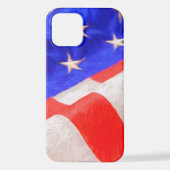 Amerikaanse vlag iPhone hoesje (Achterkant)