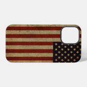 Amerikaanse vlag iPhone Hoesje (Achterkant horizontaal)