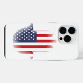 Amerikaanse vlag iPhone hoesje (Achterkant horizontaal)