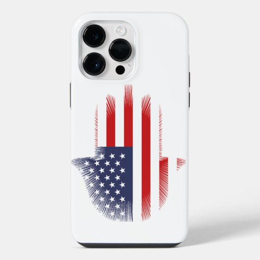 Amerikaanse vlag iPhone hoesje (Achterkant)