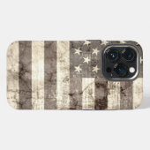 Amerikaanse vlag  iPhone hoesje (Achterkant horizontaal)