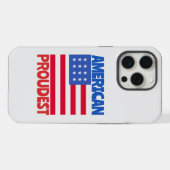 Amerikaanse vlag iPhone hoesje (Achterkant horizontaal)