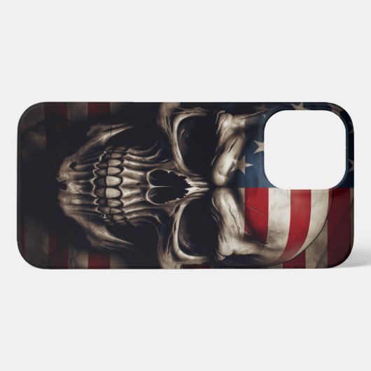 Amerikaanse vlag iPhone hoesje (Achterkant horizontaal)