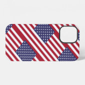 Amerikaanse vlag iPhone hoesje (Achterkant horizontaal)