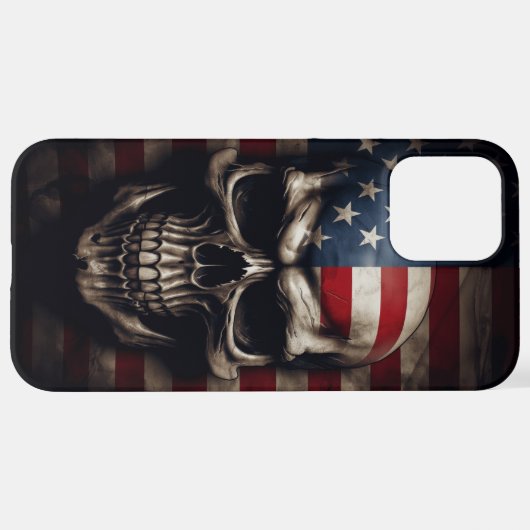 Amerikaanse vlag iPhone hoesje (Achterkant horizontaal)