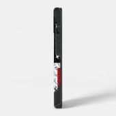  Amerikaanse vlag iPhone Hoesje (Linkerkant)