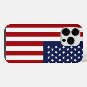 Amerikaanse vlag iPhone hoesje (Achterkant horizontaal)