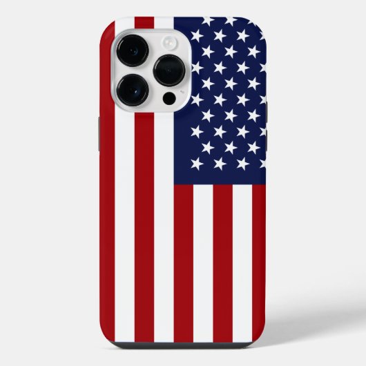 Amerikaanse vlag iPhone hoesje (Achterkant)