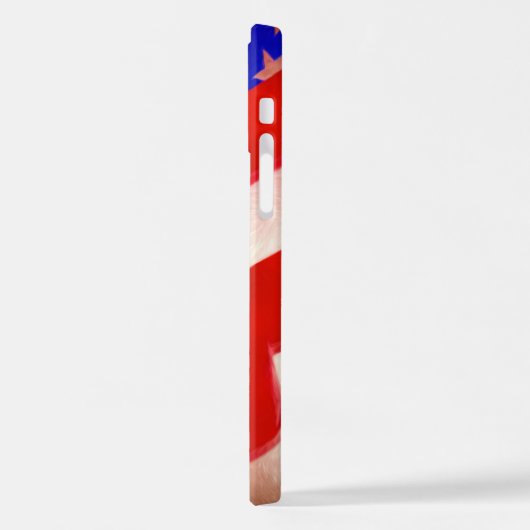 Amerikaanse vlag iPhone hoesje (Linkerkant)