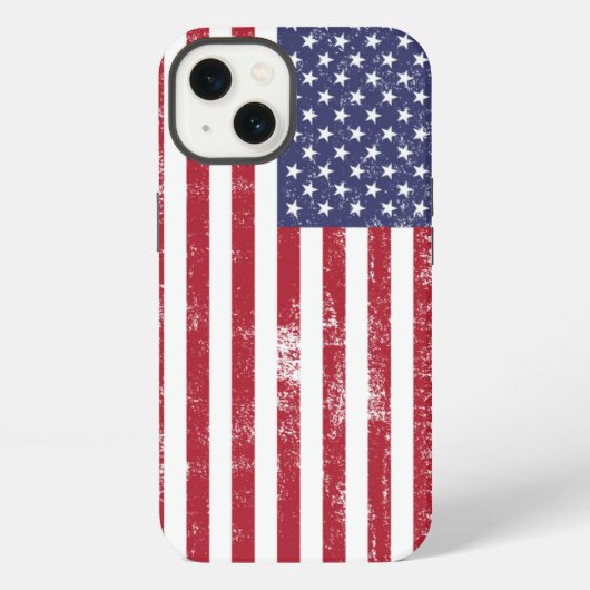 Amerikaanse vlag iPhone hoesje (Achterkant)