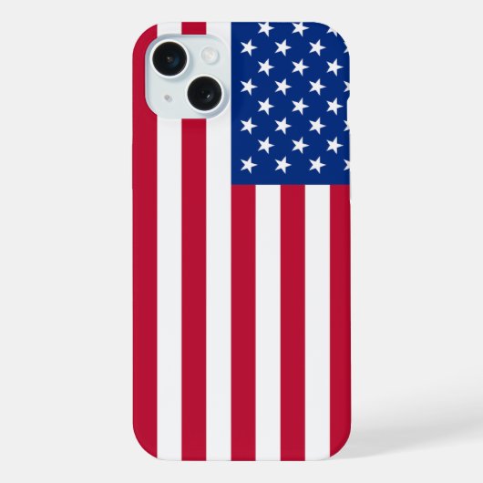 Amerikaanse vlag iPhone hoesje (Achterkant)