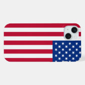 Amerikaanse vlag iPhone hoesje (Achterkant horizontaal)