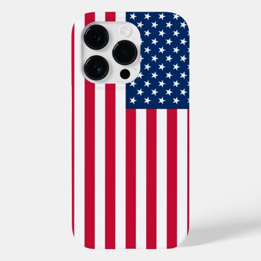 Amerikaanse vlag iPhone hoesje Patriottisch (Achterkant)