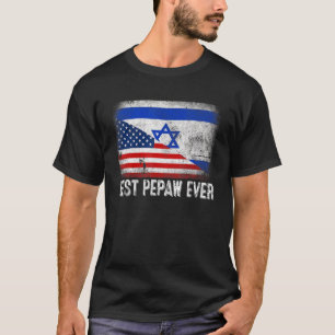 Amerikaanse vlag & Israël vlag Beste prei van elke T-shirt