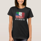 Amerikaanse vlag & Italië vlag Beste Big Brother E T-shirt (Voorkant)