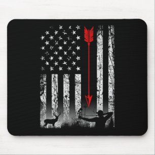 Amerikaanse vlag jaagt op patriottisch ontwerp op muismat