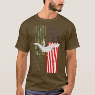 Amerikaanse vlag jacht gans 1 t-shirt