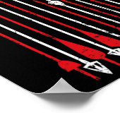 Amerikaanse vlag jager Poster (Hoek)