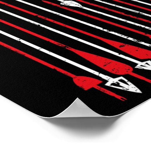  Amerikaanse vlag jager Poster (Hoek)