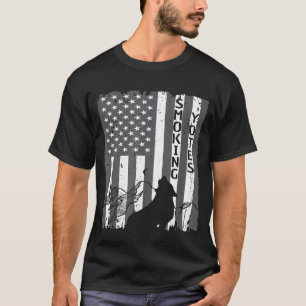 Amerikaanse vlag jagers jager T-shirt