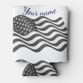 Amerikaanse vlag Je kan hier je naam schrijven, vr Blikjeskoeler