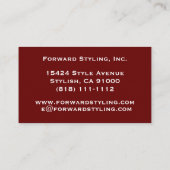 Amerikaanse vlag Je Logo Visitekaartjes (Achterkant)