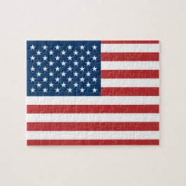 Amerikaanse vlag Jigsaw Puzzel
