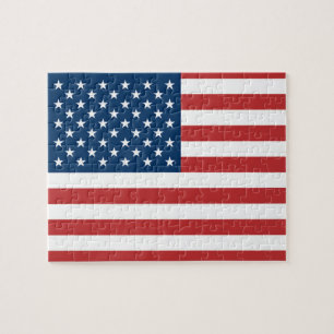 Amerikaanse vlag Jigsaw Puzzel