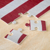 Amerikaanse vlag Jigzaag Puzzle Legpuzzel (Zijkant)