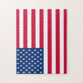 Amerikaanse vlag Jigzaag Puzzle Legpuzzel (Verticaal)